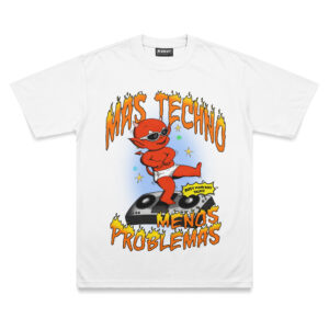 CAMISETA MÁS TECHNO MENOS PROBLEMAS