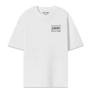 VISIONS LOGO WHITE TEE OVERSIZE