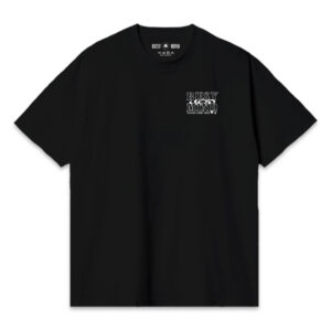 VISIONS LOGO BLACK TEE OVERSIZE