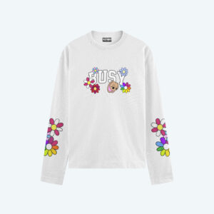 TEE LONG SLEEVE FLOWER BUNNY