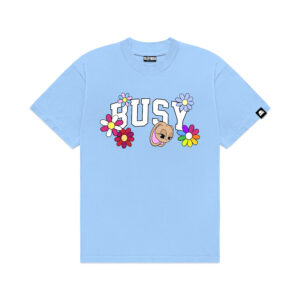 TEE FLOWER BUNNY BABY BLUE