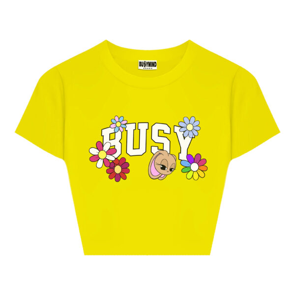 TOP FLOWER BUNNY YELLOW