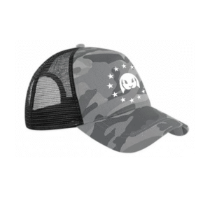 LOGO CAP TRUCKER CAMO GREY