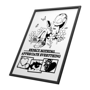 PRINT EXPECT NPTHING, APPRECIATE EVERYTHING