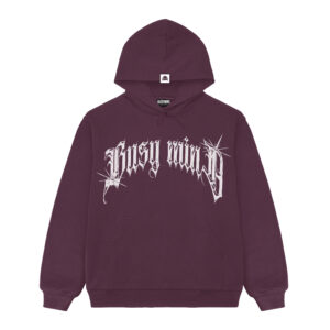 HOODIE BUSY MIND MAROON