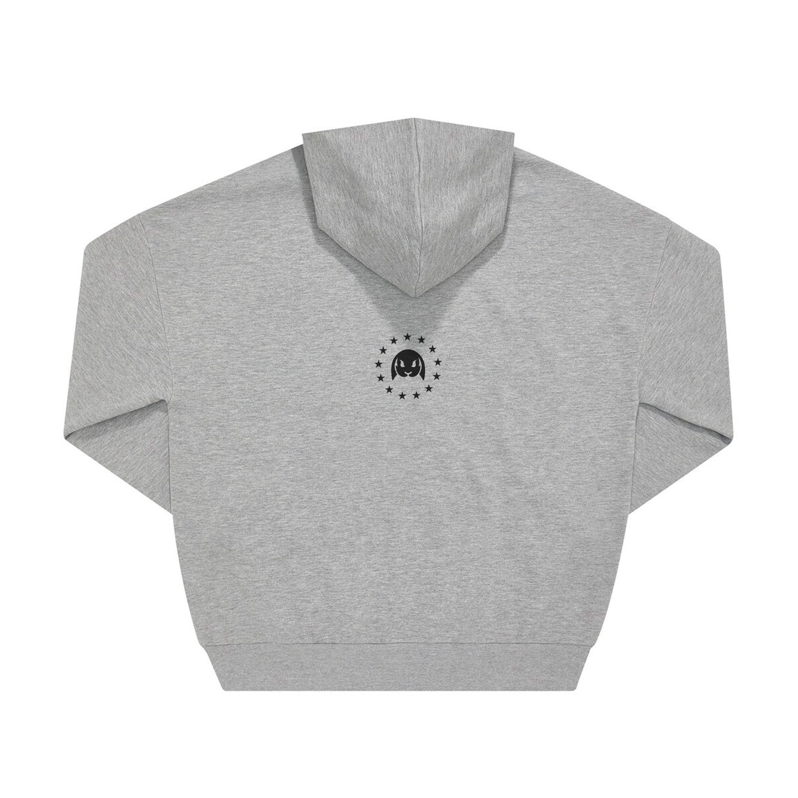 NINJA ZIPPER HOODIE SWORD GREY