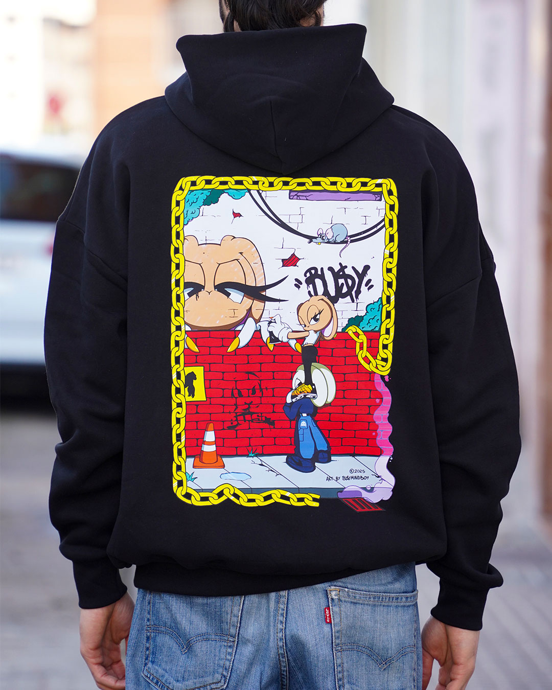 HOODIE CONCRETE HEARTS - Imagen 3