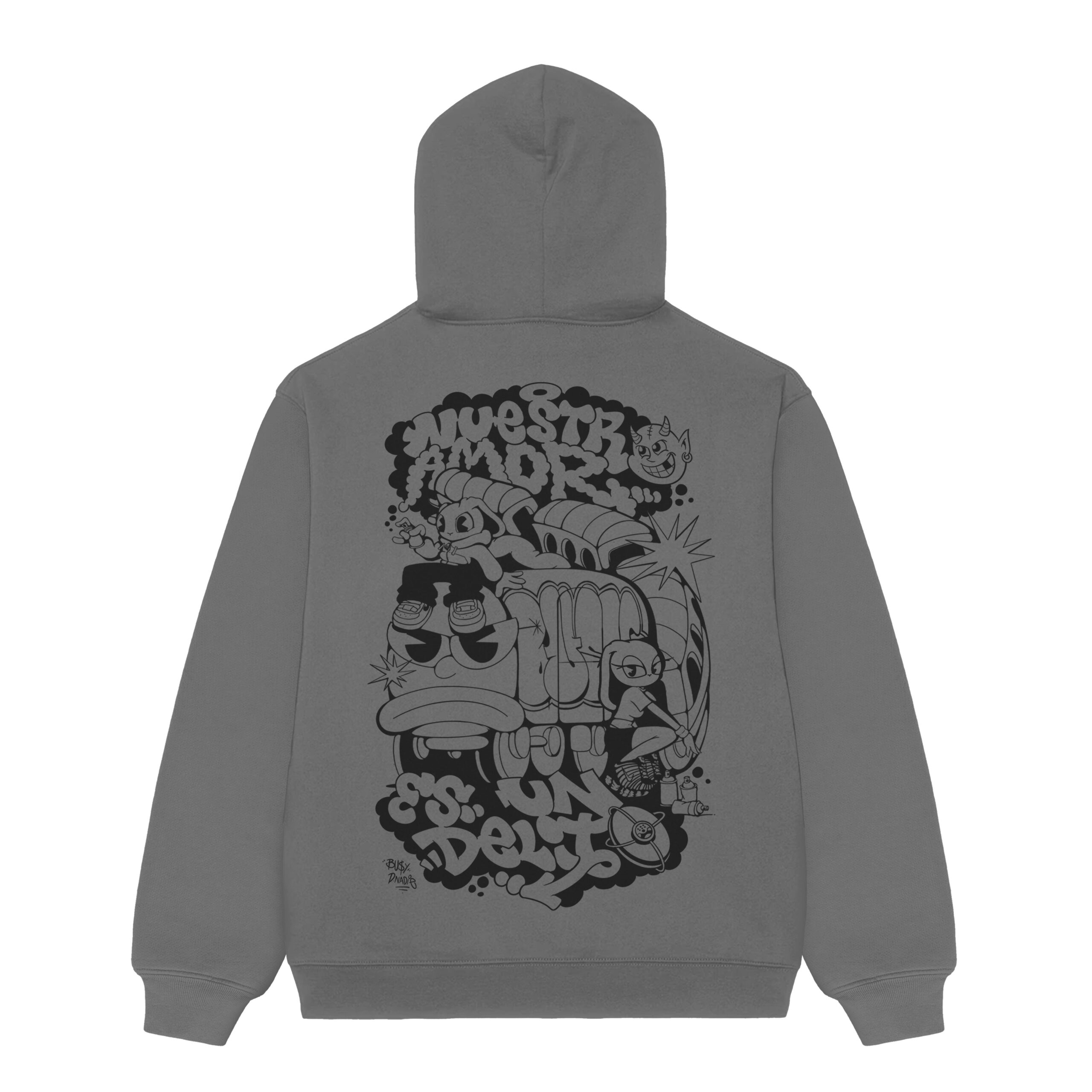 HOODIE NUESTRO AMOR ES UN DELITO