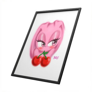 PRINT AIRBRUSH CHERRY BUNNY